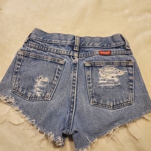 Wrangler High Waisted Booty Shorts